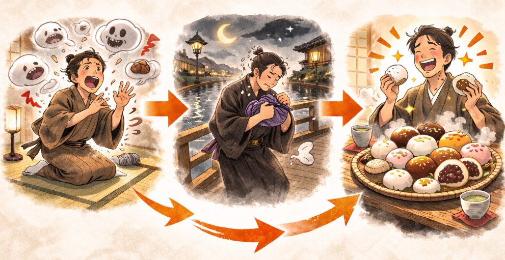 まんじゅうこわい 話し方のコツ3つ 図解