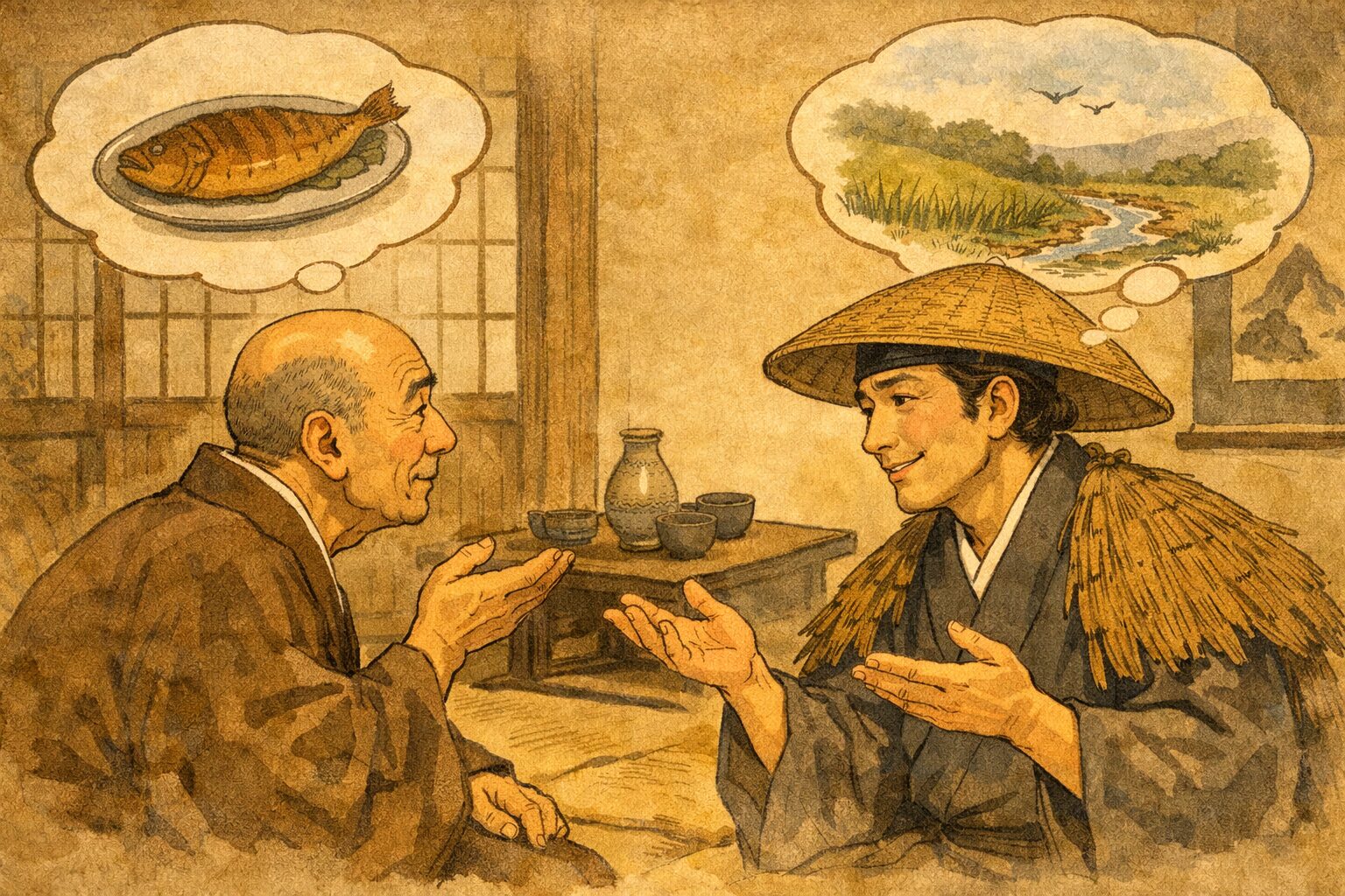 転失気 雑談で使える返し方の図解（直球よりテーマで返す）