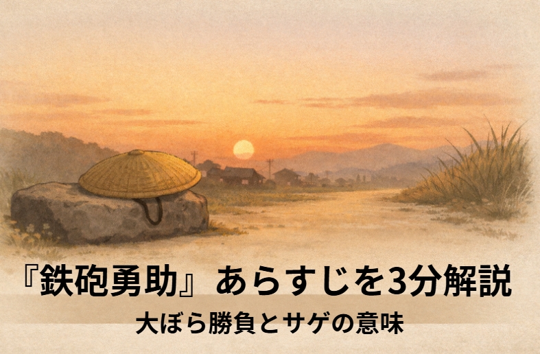 旅帰りの男がもっともらしい嘘を次々と積み上げ聞き手を大ぼら話の世界へ巻き込む上方落語『鉄砲勇助』のイメージ画像