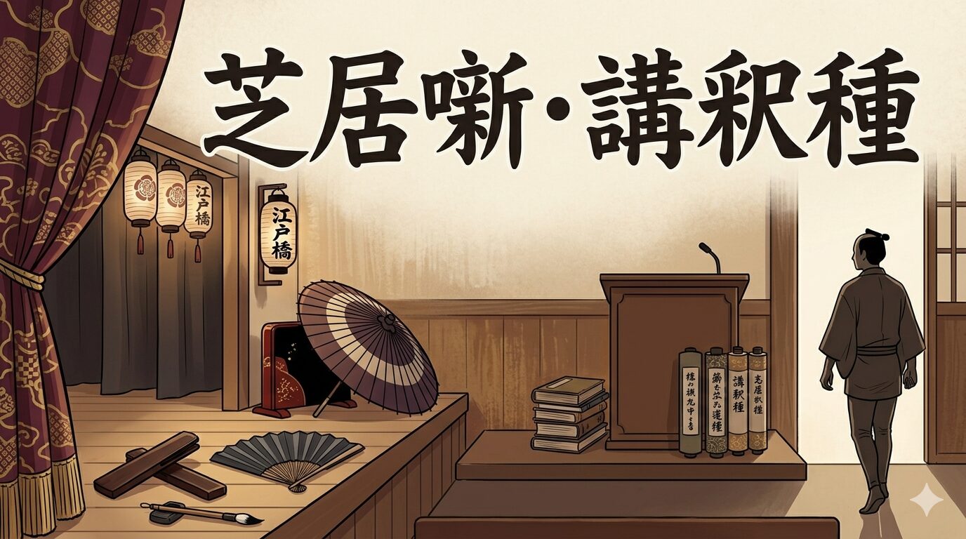 芝居噺・講釈種とは？落語が「物語を演じる」面白さを3分でつかむ入口