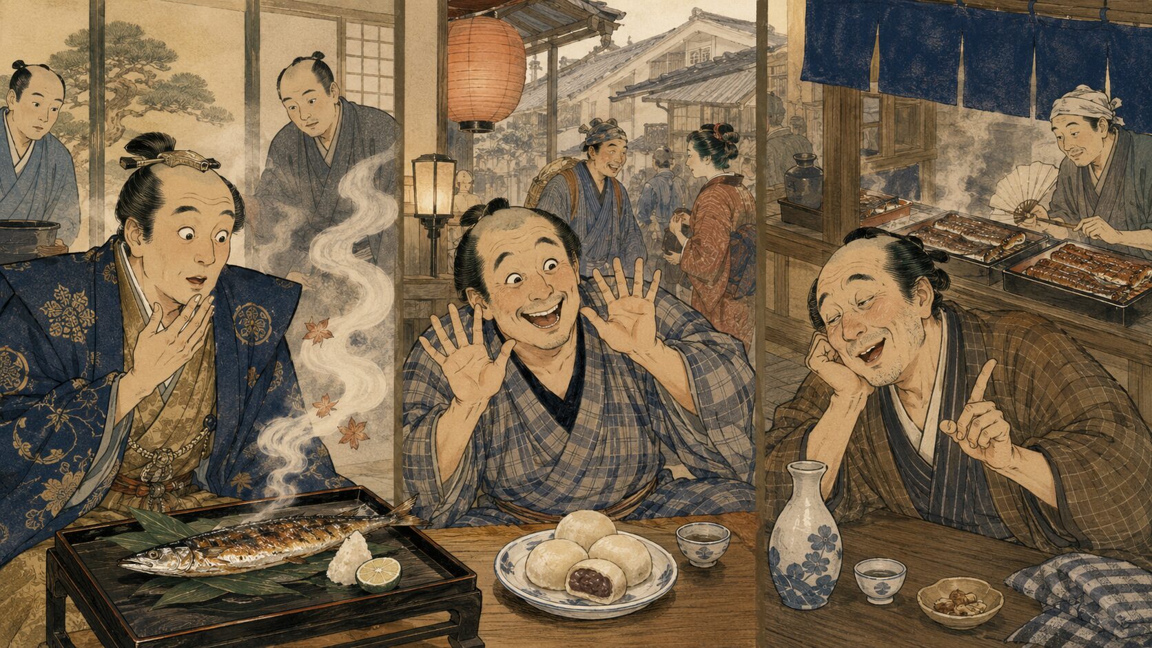 さんままんじゅううなぎ酒で分かる落語の食べ物の笑い