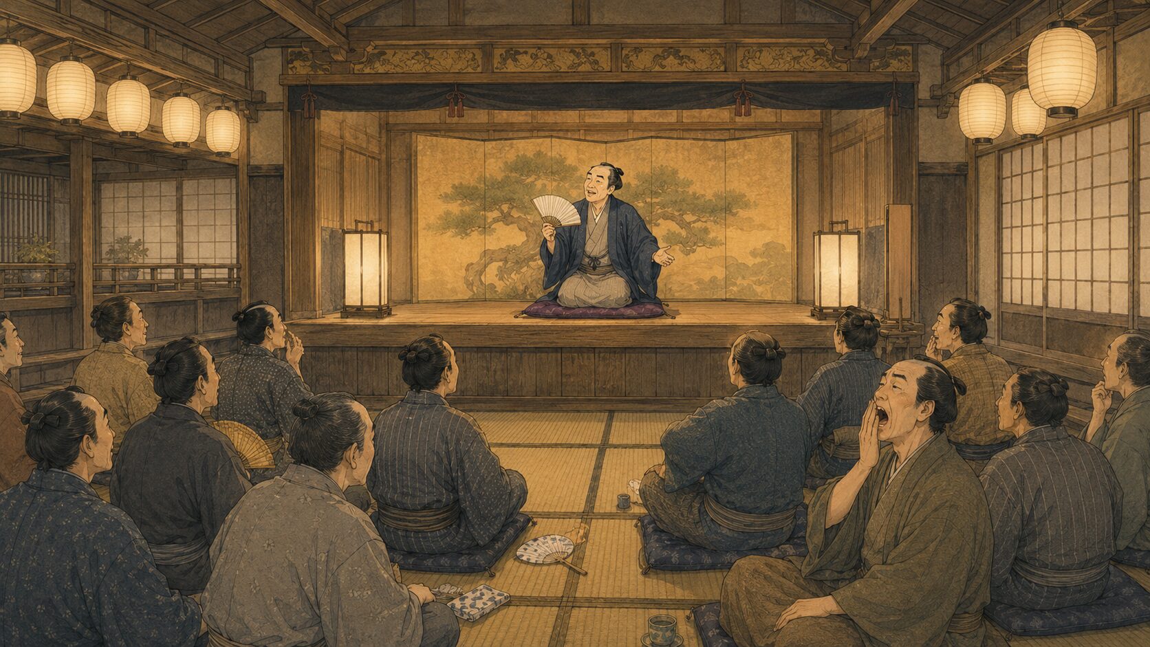 落語『あくび指南』を寄席でゆったり聴く客席の余韻