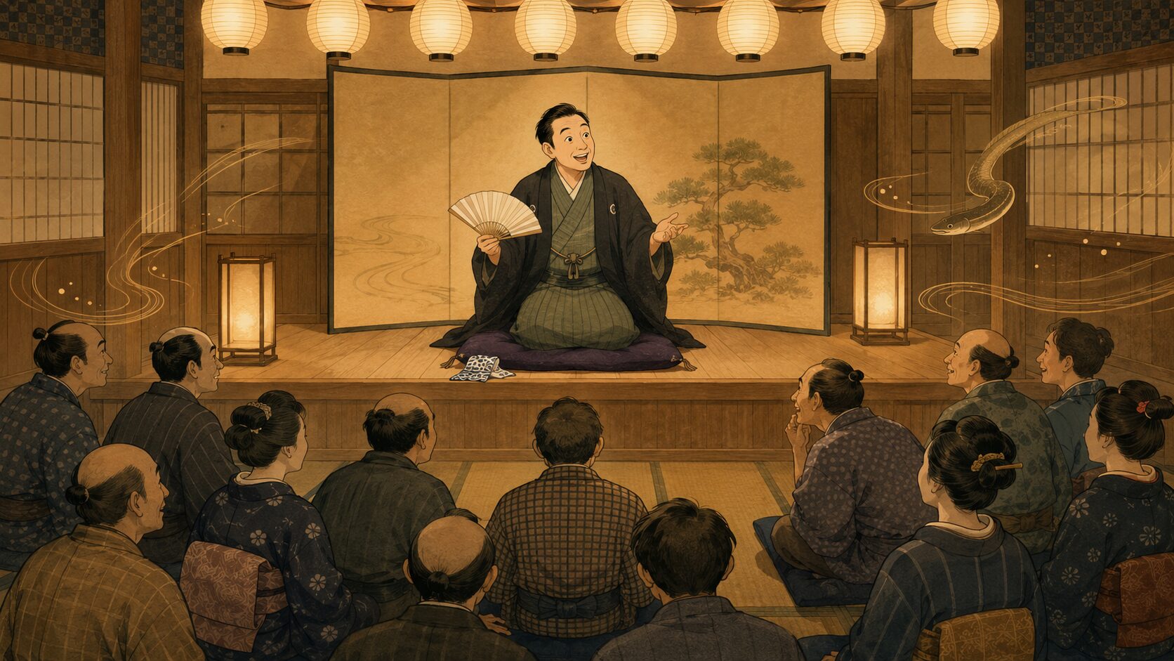 落語『穴子でからぬけ』を寄席で楽しむ客席と高座の余韻