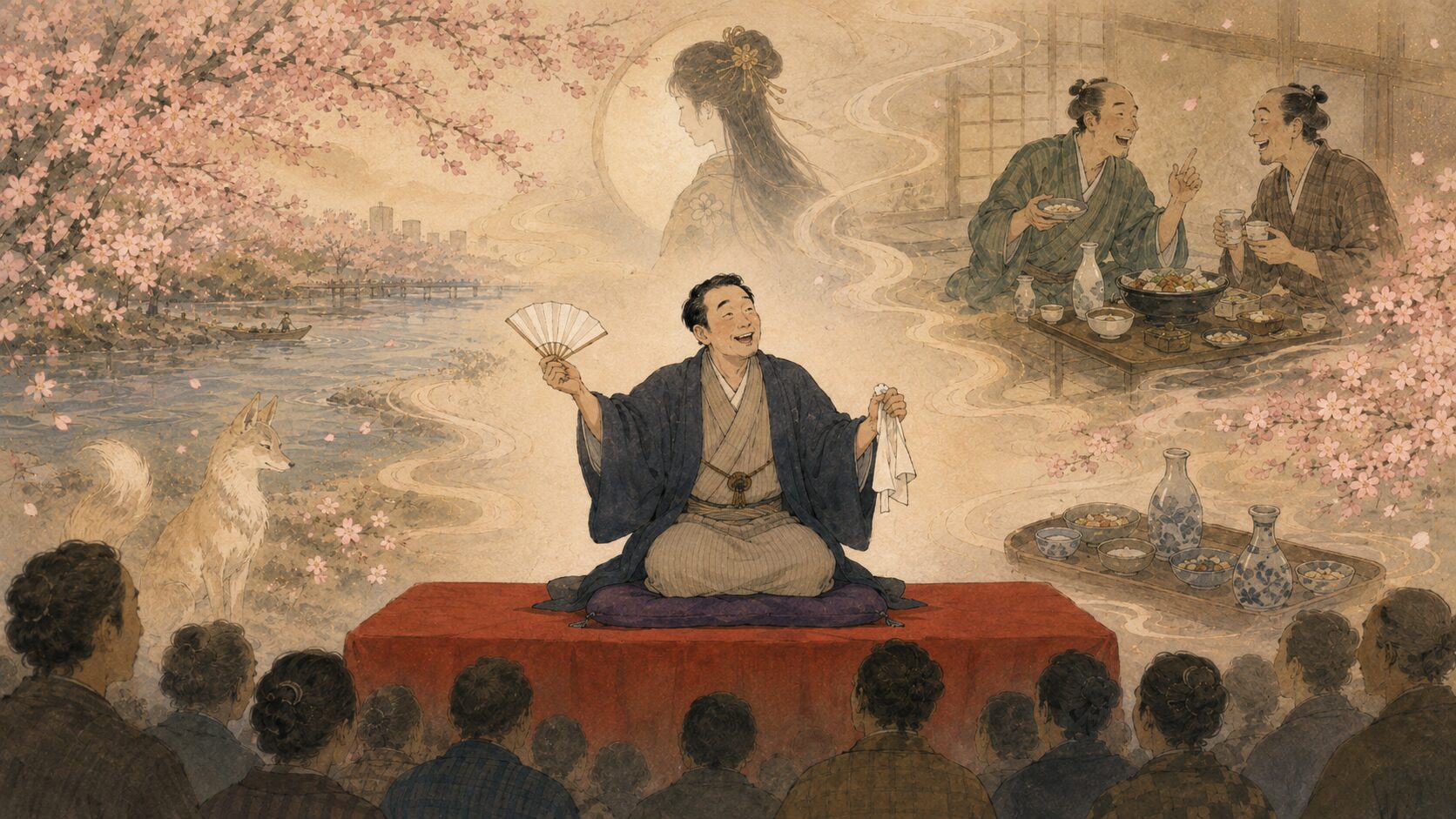 落語『乙女狐』を寄席の高座で楽しむ春の狐噺の余韻