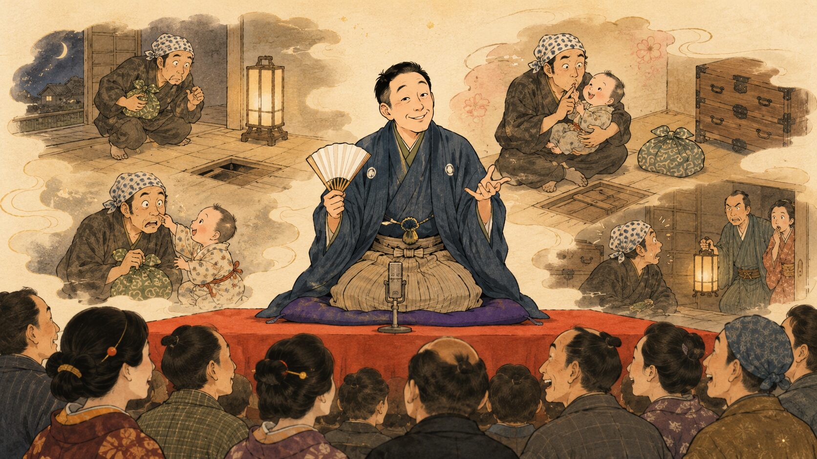 落語『子盗人』を寄席の高座で語る泥棒噺の余韻