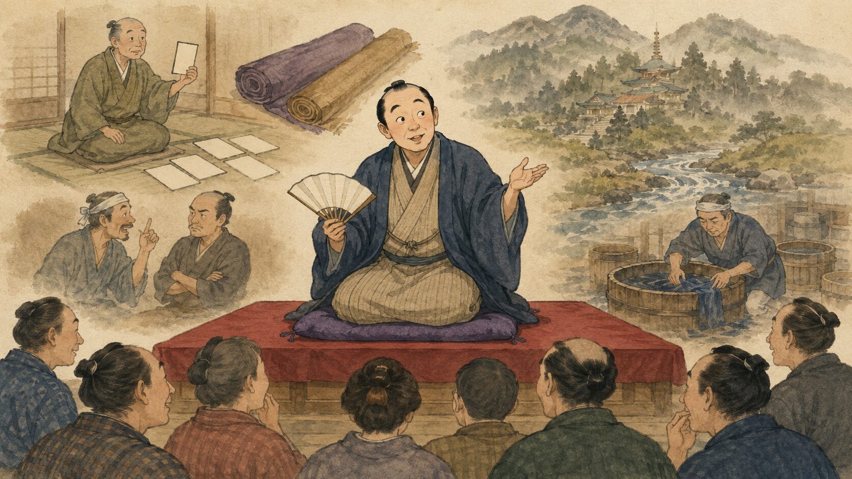 落語『高野違い』を寄席の高座で語る聞き違い噺の余韻