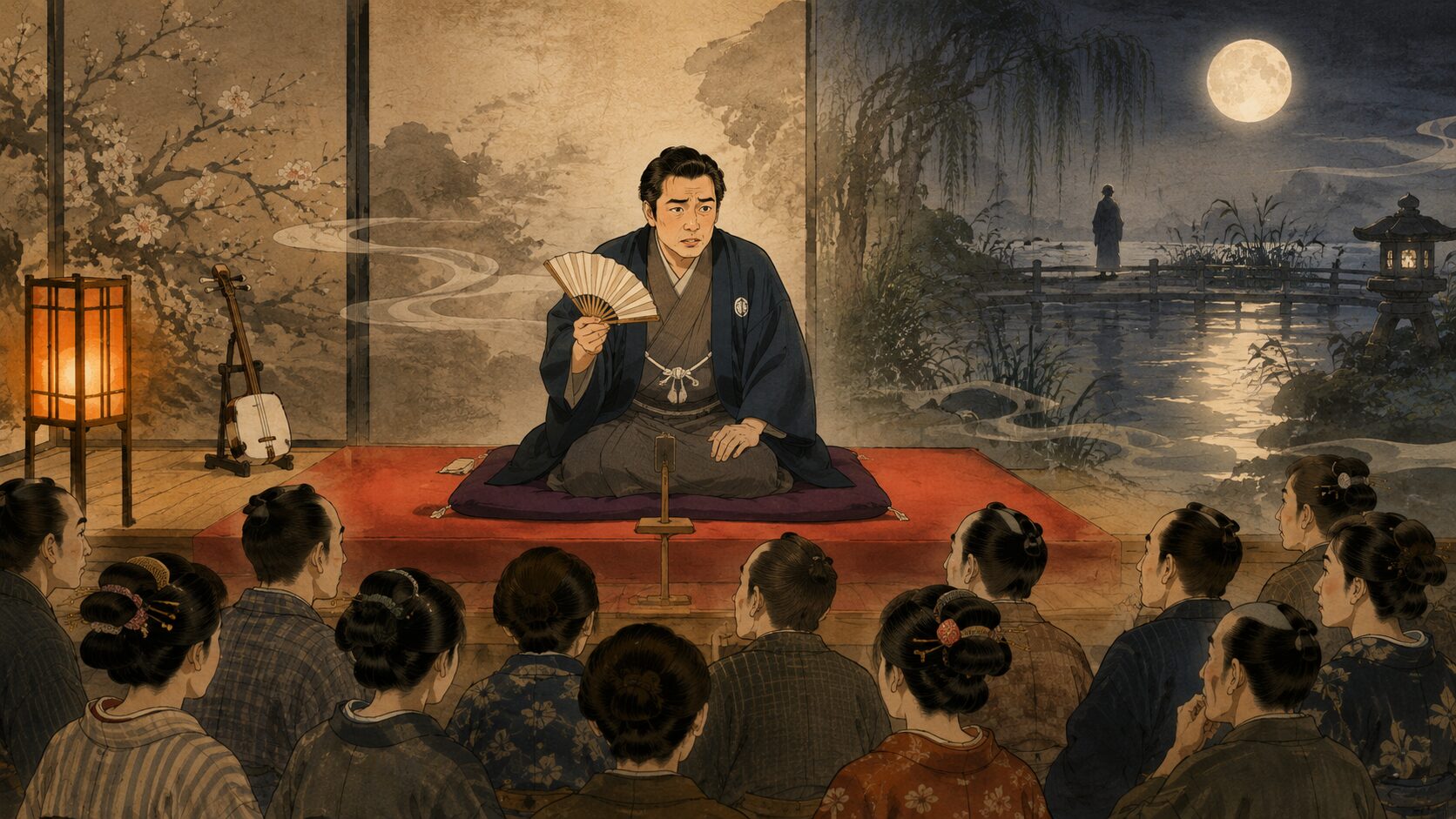 落語『真景累ヶ淵』を寄席の高座で語る円朝怪談と因果噺の余韻