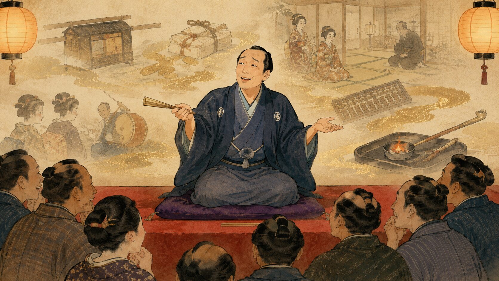 落語『莨の火』を寄席の高座で語る大金とたばこの火の落差を楽しむ余韻