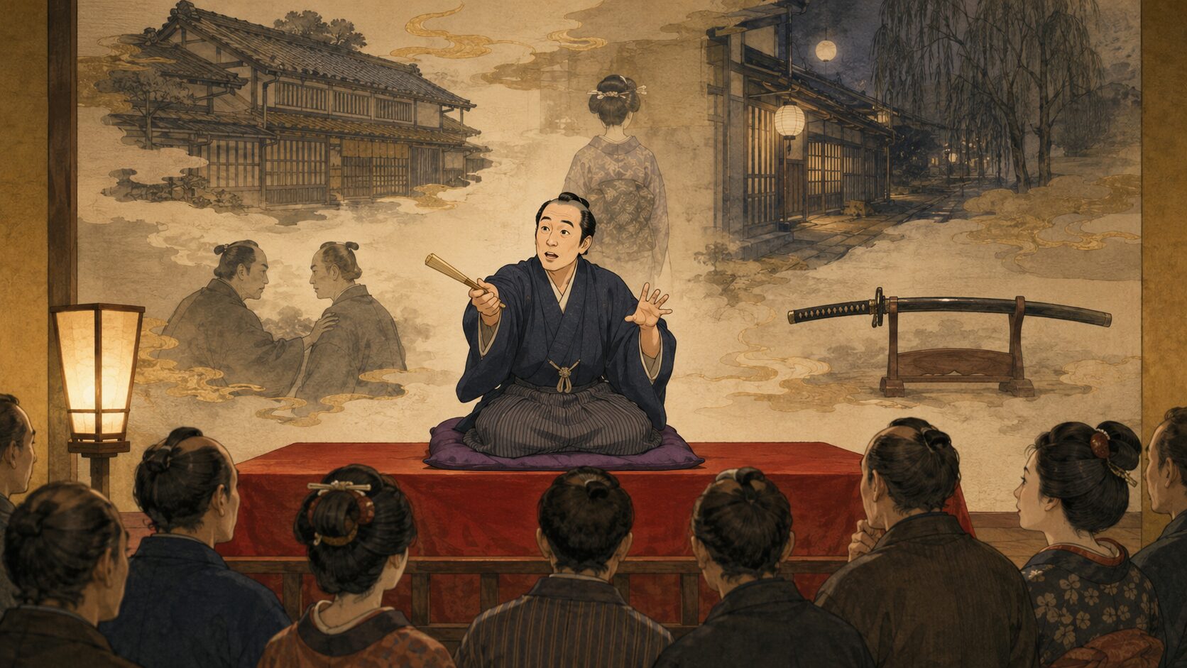 落語『大丸屋騒動』を寄席の高座で語る村正と兄弟の情を描く上方落語の余韻