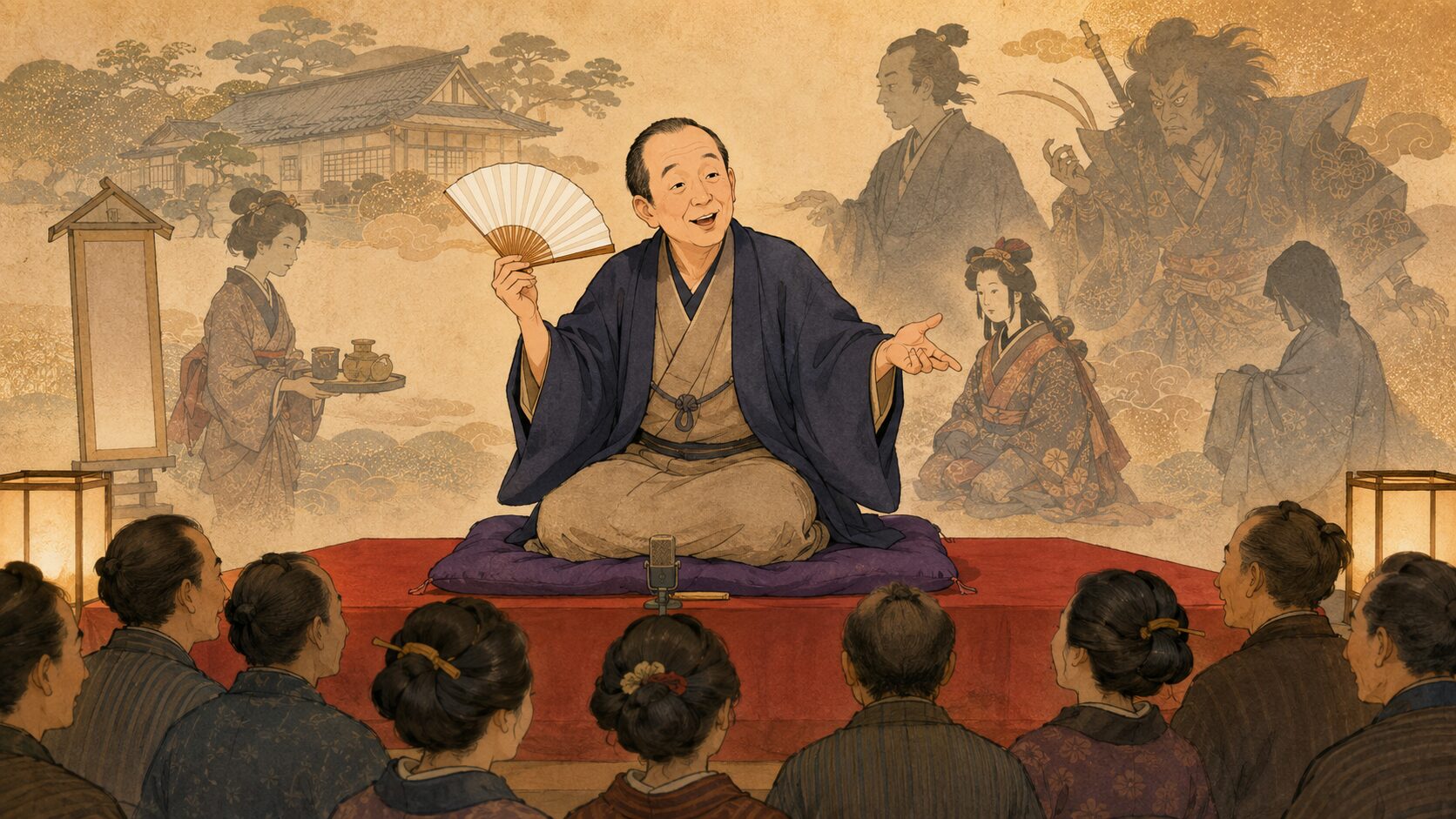 落語『てないど』を寄席の高座で語る家内人と手無人の言葉遊びの余韻