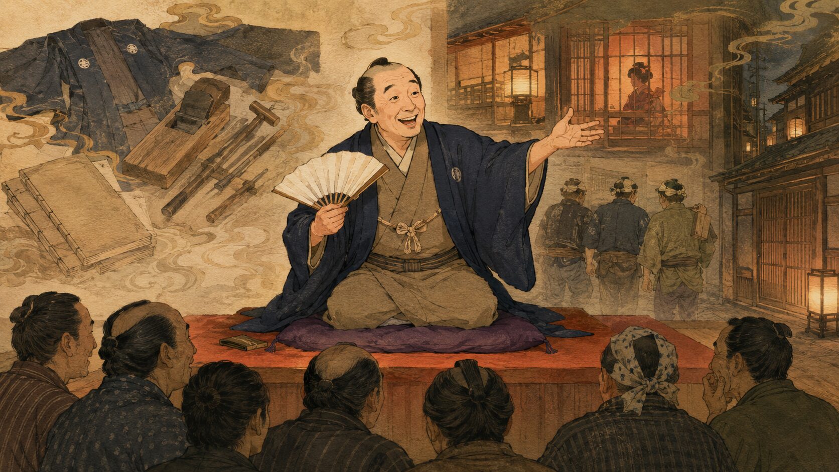 落語『棟梁の遊び』を寄席の高座で語る職人たちの悪だくみと廓噺の余韻