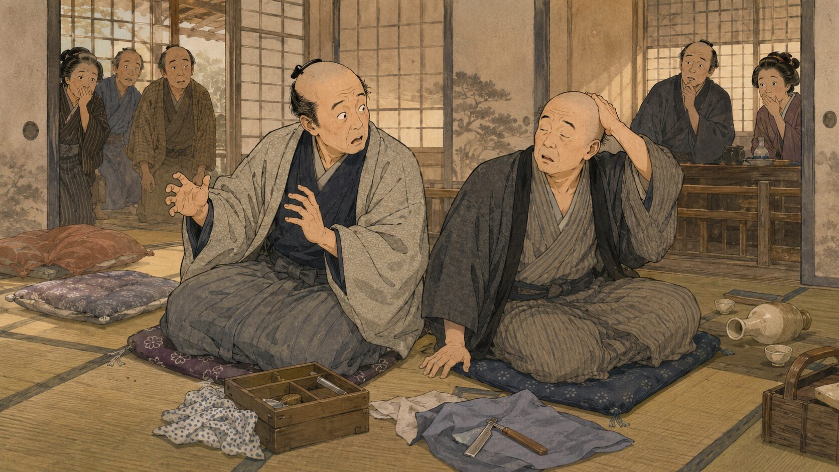 坊主頭の取り違えで混乱する落語『坊主の遊び』の見どころ