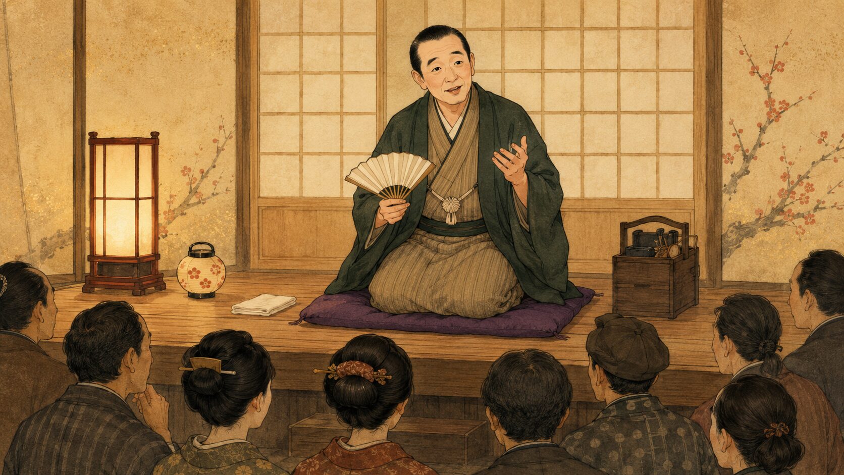 寄席の高座でしみじみ語られる落語『ぼんぼん唄』の余韻