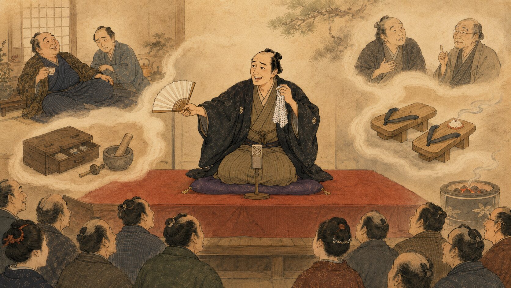 落語『外科本道』を寄席の高座で楽しむ長尻と灸の地口の余韻