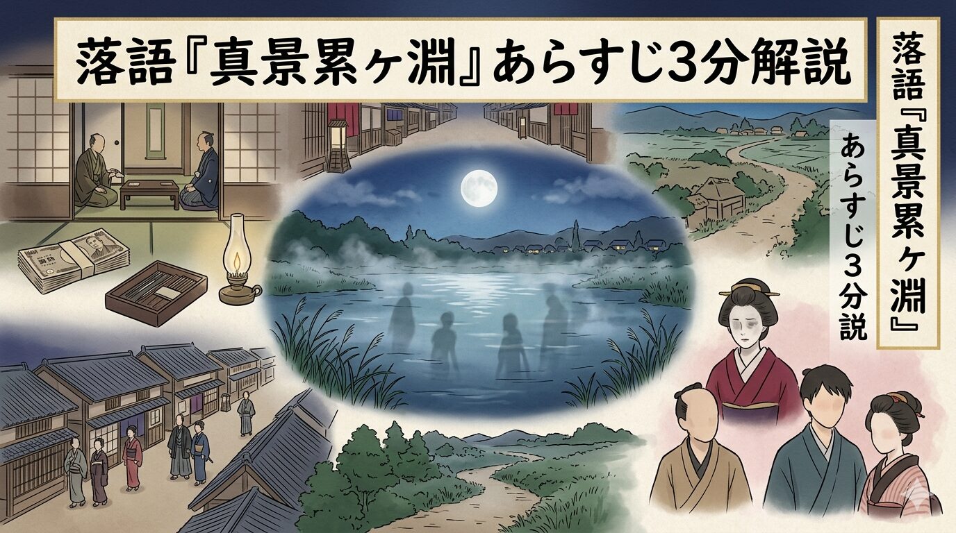 落語『真景累ヶ淵』の累ヶ淵と因果の広がりを描いた長編怪談噺のアイキャッチ画像